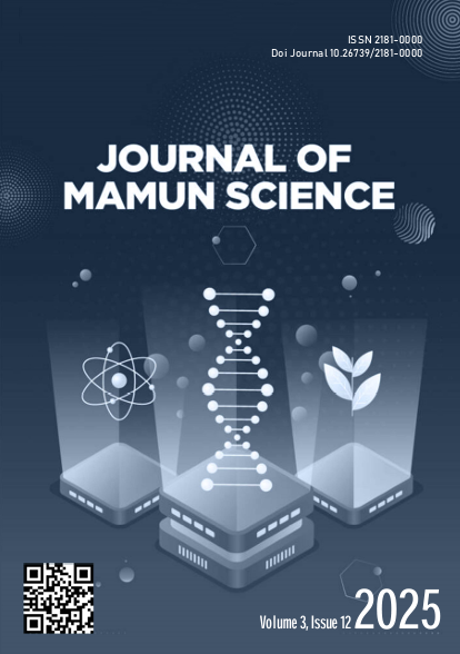 					Показать Том 3 № 12 (2025): ЖУРНАЛ "MAMUN SCIENCE"
				