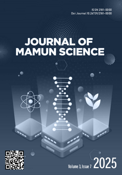 					View Vol. 3 No. 7 (2025): JOURNAL OF "MAMUN SCIENCE"
				