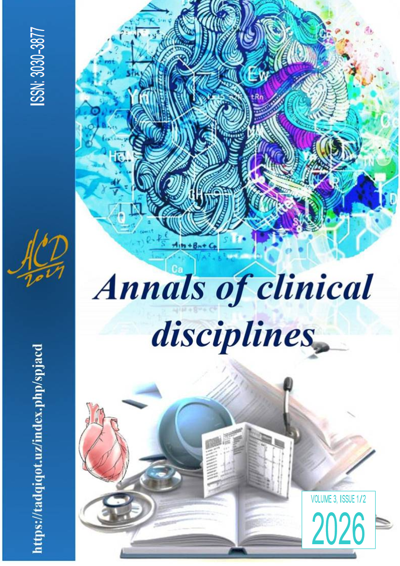 					View Vol. 3 No. 1/2 (2026): ANNALS OF CLINICAL DISCIPLINE
				