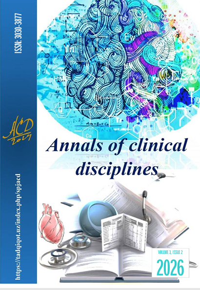 					View Vol. 3 No. 2 (2026): ANNALS OF CLINICAL DISCIPLINE
				
